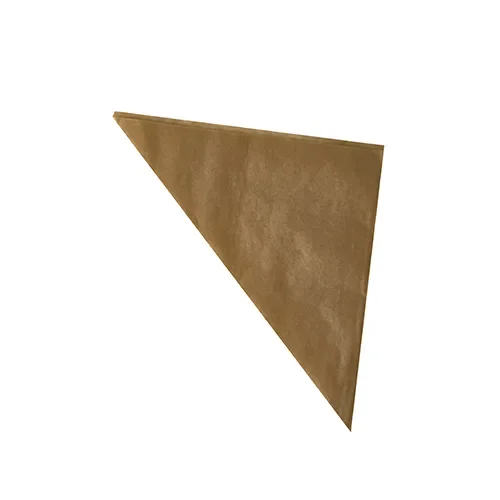 Puntzakken, perkament papier 27 cm x 19 cm x 19 cm bruin inhoud 125 gr