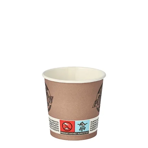 Drinkbekers, Karton 0,1 l Ø 6 cm x 6 cm paars Pure Joy