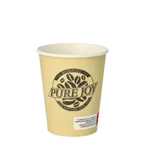 Drinkbekers, Karton 0,2 l Ø 8 cm x 9,2 cm creme Pure Joy