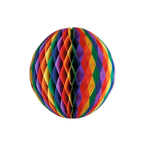 Decoratie bal Ø 30 cm Rainbow brandvertagend