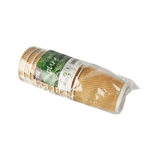 Drinkbekers, Karton 0,2 l Ø 8 cm x 9 cm Ripple Wall