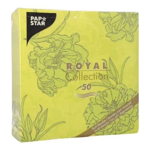 Servetten “Royal Collection” 1/4 vouw 40 cm x 40 cm groen Thalia
