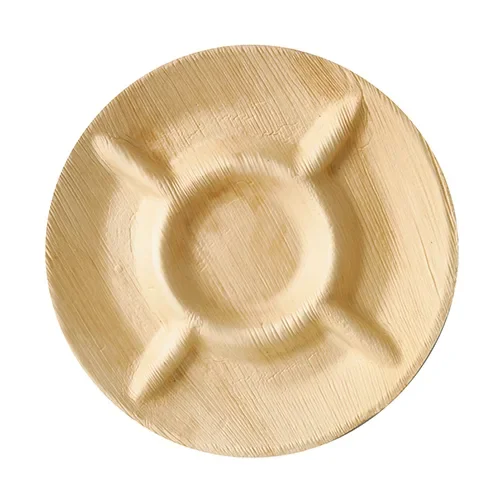 Borden, palmblad “pure” 5-vaks Ø 24,5 cm x 2 cm