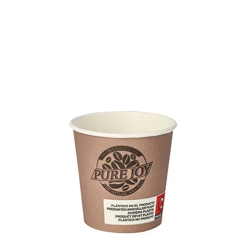 Drinkbekers, Karton 0,1 l Ø 6 cm x 6 cm paars Pure Joy