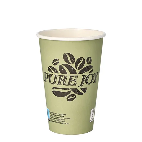 Drinkbekers, Karton 0,3 l Ø 8 cm x 11,7 cm groen Pure Joy