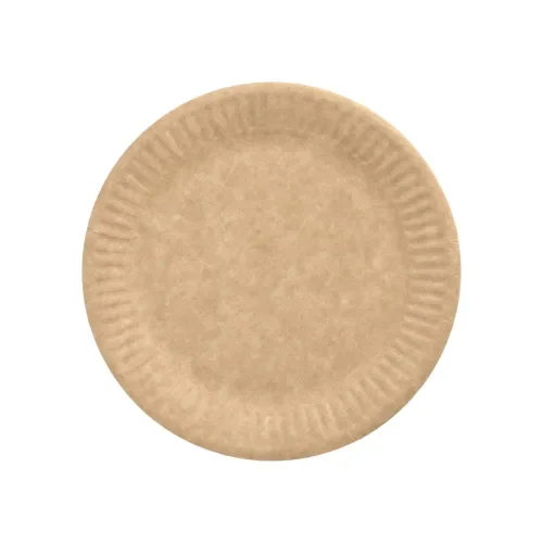 Borden, karton “pure” rond Ø 15 cm bruin