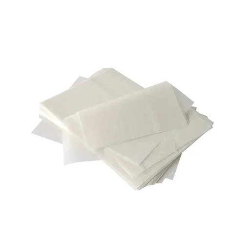 Slagroom-afdekpapier “pure” 22 cm x 16 cm wit, Palmwas – Coating