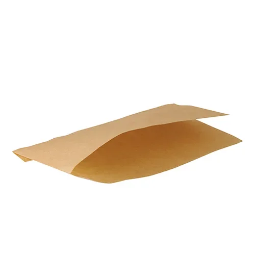 Hotdog zakjes “pure” 18 cm x 11 cm bruin vetvrij