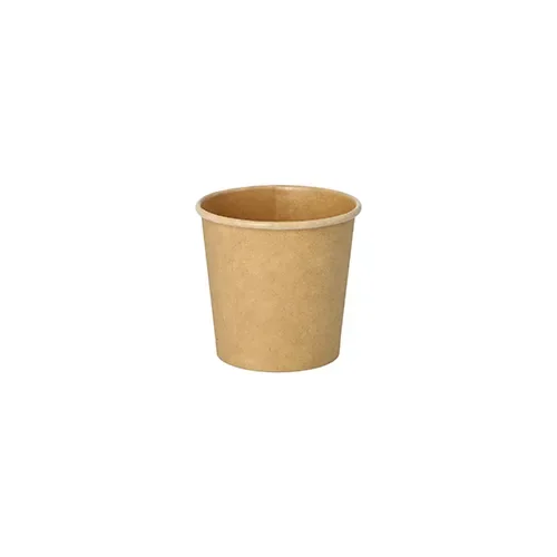 Portiebeker, karton 90 ml Ø 6 cm x 5,8 cm bruin