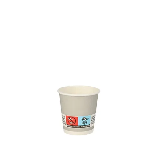 Drinkbekers, Karton 5 cl Ø 5 cm x 5 cm zilver Shot