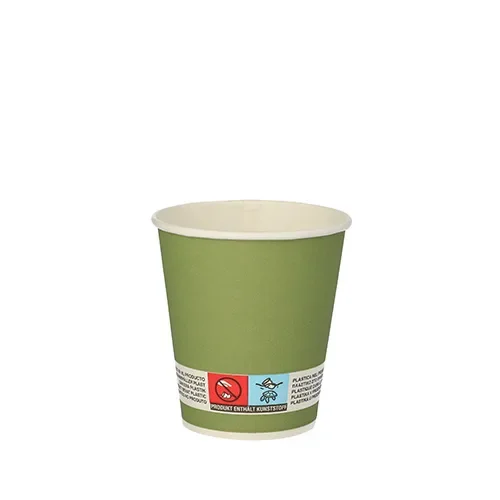 Drinkbekers, Karton 0,1 l Ø 7,2 cm x 7,5 cm donkergroen Whiskey