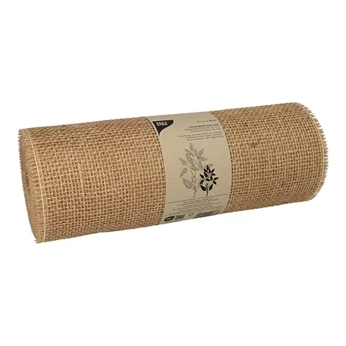 Dekoband Jute 10 m x 30 cm natuur op rol