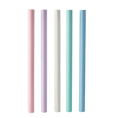 Bubble Tea Drinkrietjes Papier Ø 12 mm x 20 cm assorti kleuren