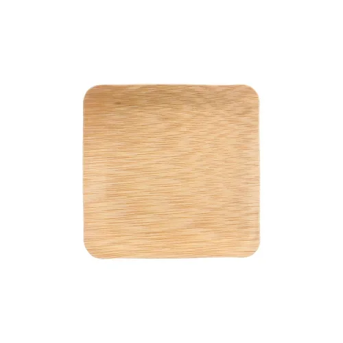 Fingerfood - Schaaltjes, bamboe “pure” hoekig 1,5 cm x 8,5 cm x 8,5 cm