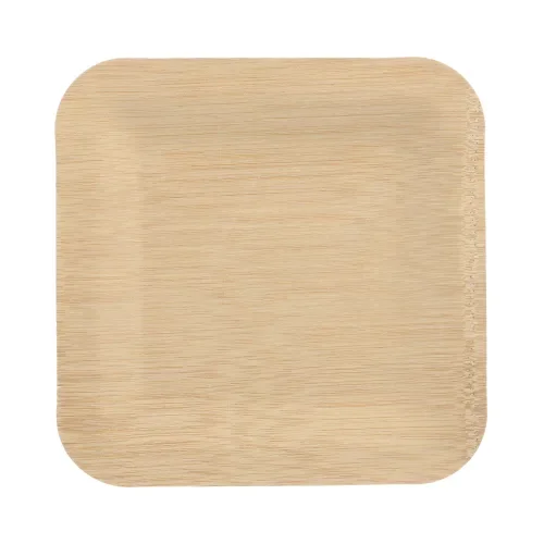 Borden, gemaakt van bamboe “pure” hoekig 1,5 cm x 23 cm x 23 cm