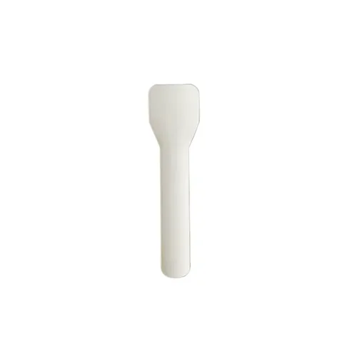 IJslepeltjes, papier “pure” 9,5 cm wit