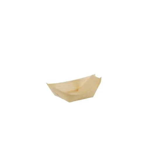 Fingerfood - Schalen, hout “pure” 8,5 cm x 5,5 cm Bootje