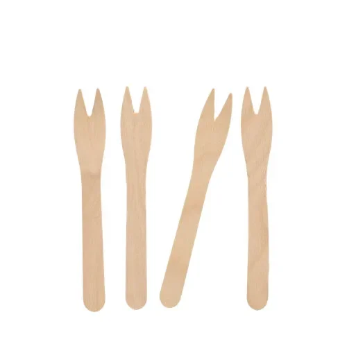 Snack vorkjes, hout “pure” 12,1 cm