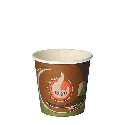 Drinkbekers, Karton “To Go” 0,1 l Ø 6 cm x 6 cm