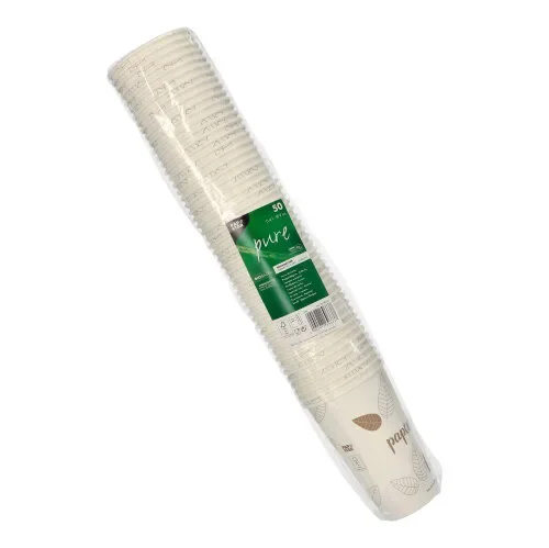 Drinkbekers, Karton “pure” 0,4 l Ø 9 cm x 13,9 cm Zero
