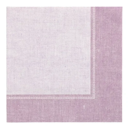 Servetten “Royal Collection” 1/4 vouw 40 cm x 40 cm lila Linum