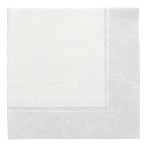 Servetten “Royal Collection” 1/4 vouw 40 cm x 40 cm wit Linum