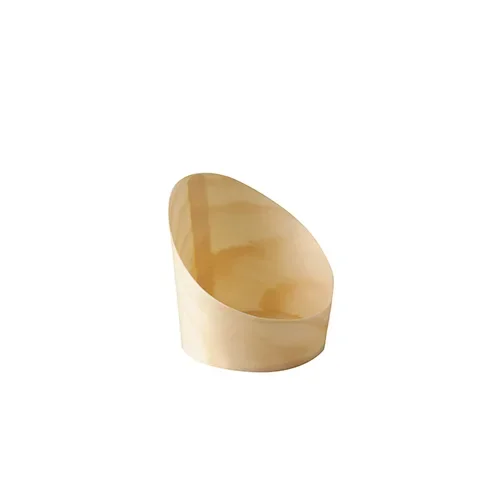 Snackbekers, hout “pure” Ø 6,5 cm x 7,2 cm