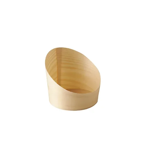 Snackbekers, hout “pure” Ø 8,2 cm x 8,5 cm