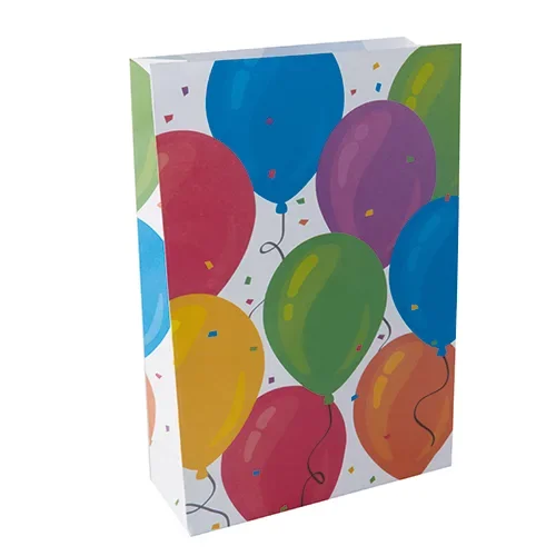 Partyzakjes, papier 28 cm x 19 cm x 7 cm Ballon