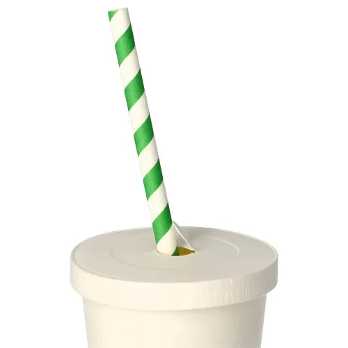 Deksels voor drinkbekers, Karton rond Ø 8 cm wit