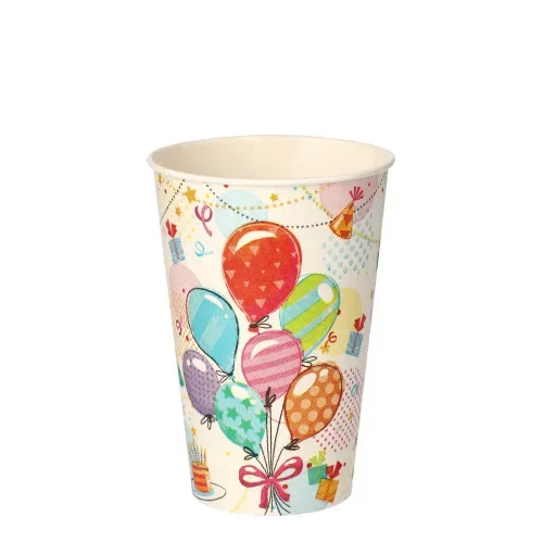 Drinkbekers, Karton 0,2 l Ø 7 cm x 9,7 cm Fete