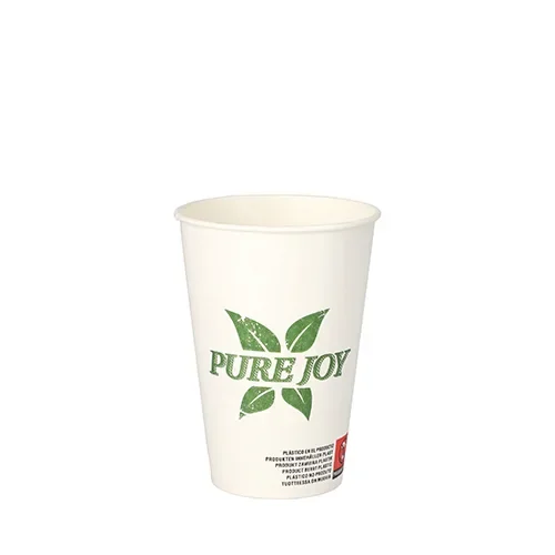 Drinkbekers, Karton 0,2 l Ø 7,3 cm x 9,9 cm wit Pure Joy