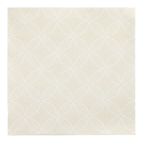 Servetten Royal Collection 1/4 vouw 40 cm x 40 cm champagne “Circle Flowers”