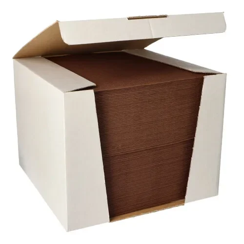 Servetten Royal Collection 1/4 vouw 40 cm x 40 cm bruin
