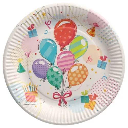 Borden, karton rond Ø 23 cm Fete