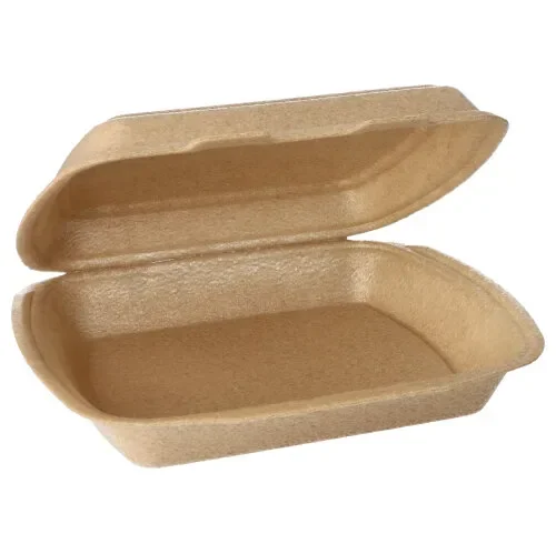 Menuboxen met deksel, Xpp 1-vaks 7 cm x 20,5 cm x 24 cm beige