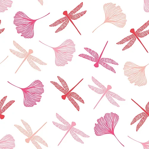 Servetten 3-laags 1/4 vouw 40 cm x 40 cm roze Ginko