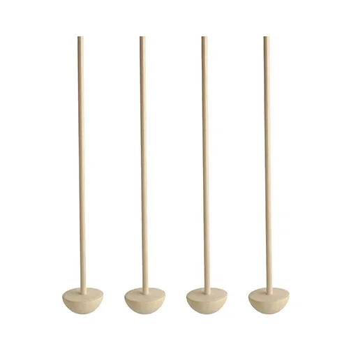 Cocktail stamper, hout “pure” 17 cm natuur Moon