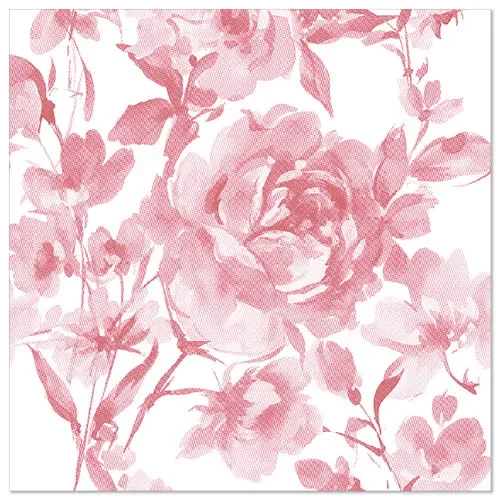 Servetten “Royal Collection” 1/4 vouw 40 cm x 40 cm bordeaux Rose