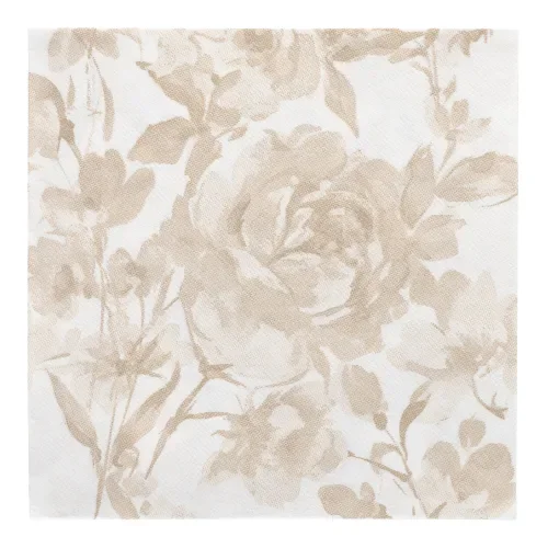Servetten “Royal Collection” 1/4 vouw 40 cm x 40 cm zand Rose