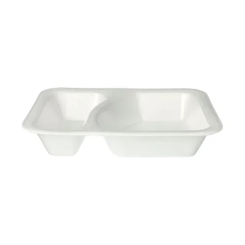Menubakken topseal, Xps 2-vaks 825 ml 4,2 cm x 18,5 cm x 23,5 cm wit gelamineerd