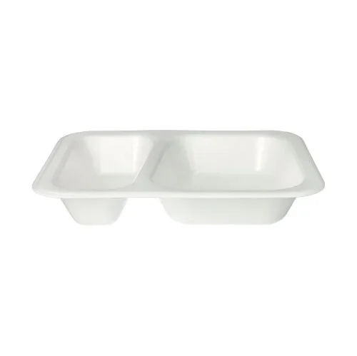 Menubakken topseal, Xps 2-vaks 725 ml 4,2 cm x 18,5 cm x 23,5 cm wit gelamineerd