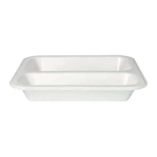 Menubakken topseal, Xps 2-vaks 975 ml 4,2 cm x 21,2 cm x 25 cm wit gelamineerd