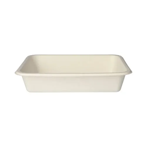 Menubakken topseal, suikerriet 1300 ml 4,5 cm x 17,5 cm x 22,5 cm wit