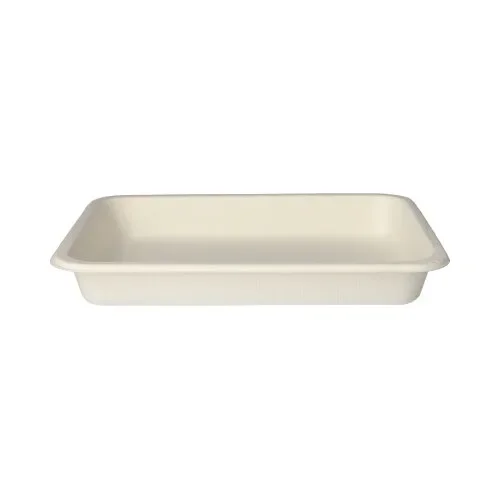 Menubakken topseal, suikerriet 900 ml 3 cm x 17,5 cm x 22,5 cm wit