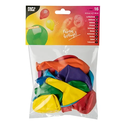 Ballonnen Ø 25 cm assorti kleuren
