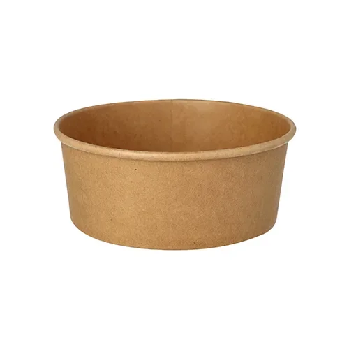 Saladeschalen, Karton rond 750 ml Ø 15 cm x 6 cm bruin