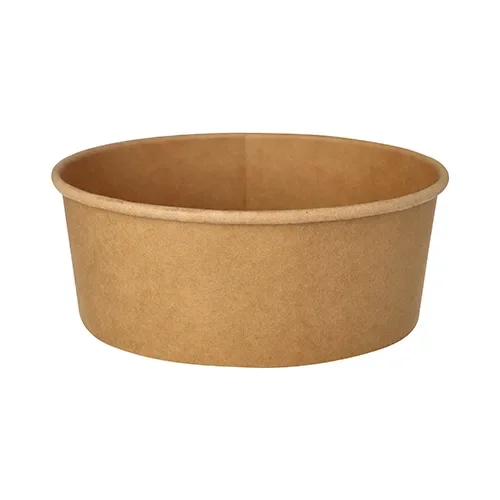 Saladeschalen, Karton rond 1300 ml Ø 18,4 cm x 7 cm bruin