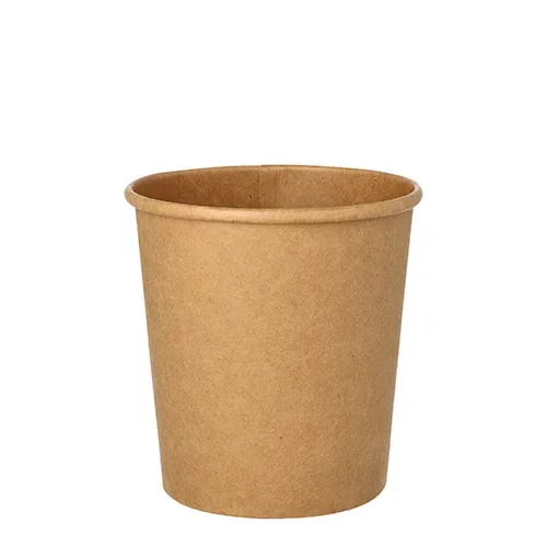 Soepkommen, karton rond 470 ml Ø 9,8 cm x 10 cm bruin