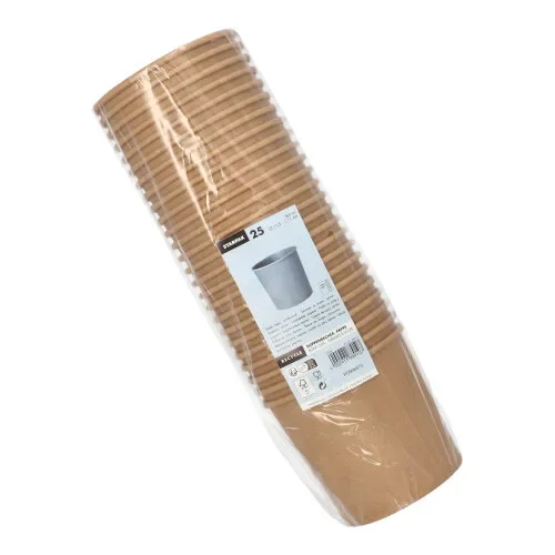 Soepkommen, karton rond 760 ml Ø 11,5 cm x 11 cm bruin